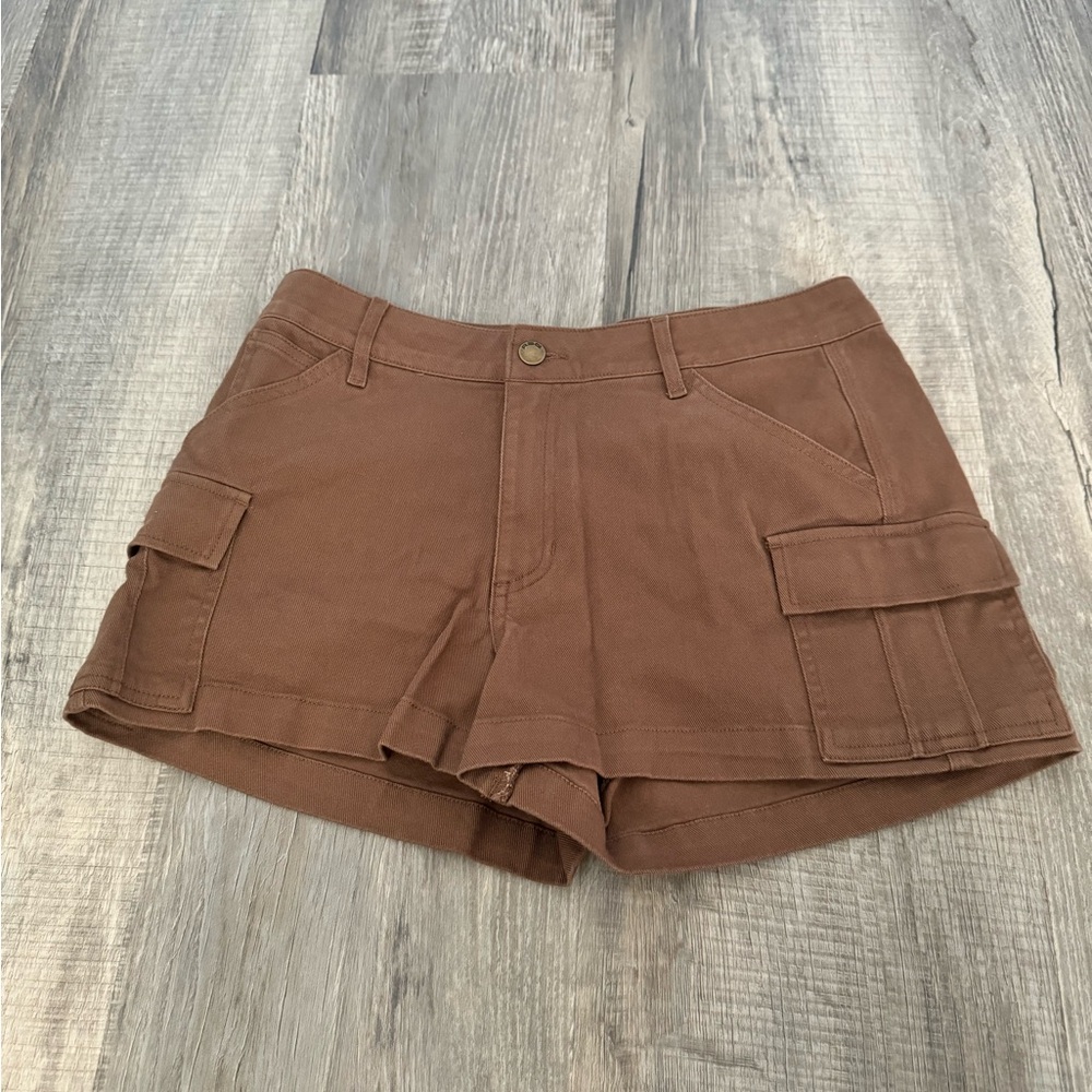 RSQ High Rise Cargo Shorts